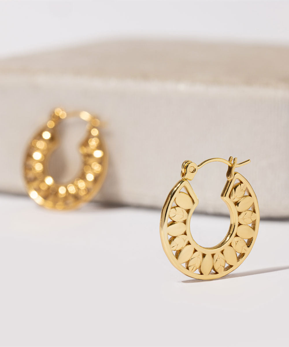 Argollas Sol Waterproof | acero inoxidable | resistente al agua | Mellany Joyas